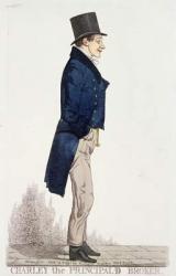 Charley the Principald Broker, 4th May 1822 (coloured etching) | Obraz na stenu