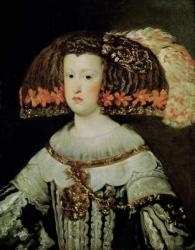 Portrait of Queen Maria Anna (1635-96) of Spain (oil on canvas) | Obraz na stenu