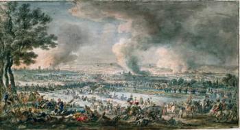 The French Army Crossing Berezina, c.1812 (ink, brush & w/c on paper) | Obraz na stenu
