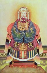 Portrait of Tzu Hsi, the Empress Dowager (1835-1908) (colour litho) | Obraz na stenu