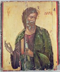 Icon depicting St. Andrew (oil on panel) | Obraz na stenu