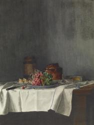 Still Life with Radishes and Pate, 1864 (pen & ink, pencil and w/c on paper) | Obraz na stenu