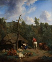 The Hut, 1671 (oil on canvas) | Obraz na stenu