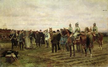 The Hostages: Souvenir of the 1870-71 Campaign, 1878 (oil on canvas) | Obraz na stenu