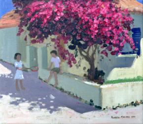 Bouganvillaea, Zante, 1999 (oil on canvas) | Obraz na stenu