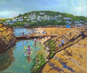 Sea pool,Looe,2013,(oil on canvas) | Obraz na stenu