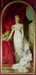Crown Princess Stephanie of Belgium, consort to Crown Prince Rudolf of Austria (1858-89) | Obraz na stenu