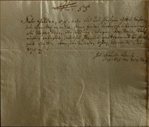 Remuneration Receipt, 17th December, 1704 (pen and ink on paper) | Obraz na stenu