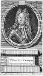 William, 1st Earl Cadogan (engraving) (b/w photo) | Obraz na stenu