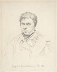 Self-Portrait, 1822 (graphite on wove paper, laid down) | Obraz na stenu