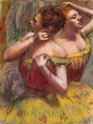 Two Dancers (pastel on paper) | Obraz na stenu