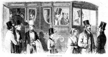 Epson Races 1847: The Railway - First Class (engraving) | Obraz na stenu