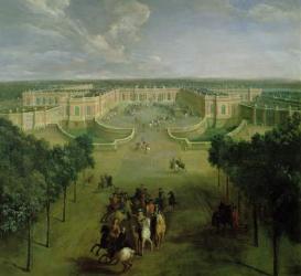 View of the Grand Trianon, 1722 (oil on canvas) | Obraz na stenu