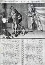 The Infallible Mountebank or Quack Doctor, 1688-1705 (engraving) | Obraz na stenu