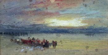 Shore Scene, Sunset | Obraz na stenu