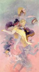Dancer with a Basque Tambourine (oil on canvas) | Obraz na stenu