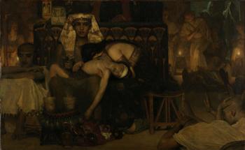The Death of the Pharaohs Firstborn Son, 1872 (oil on canvas) | Obraz na stenu