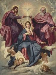 Coronation of the Virgin, c.1641-42 (oil on canvas) | Obraz na stenu