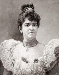 Zélie de Lussan, 1861 1949. American opera singer. From The Strand Magazine, published 1896 | Obraz na stenu