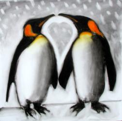 Love (acrylic on board) | Obraz na stenu