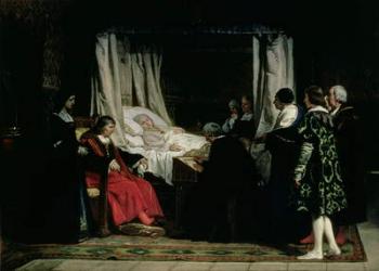 The Testament of Queen Isabella the Catholic (1451-1504) 1864 (oil on canvas) | Obraz na stenu