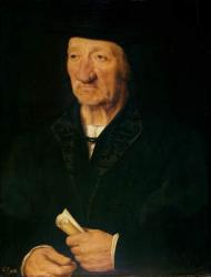 Portrait of an Old Man, 1525-7 (oil on panel) | Obraz na stenu