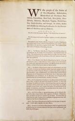 The United States Constitution, 1787 | Obraz na stenu