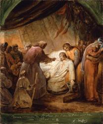 The Last Communion of Saint Louis, 1823 (oil on canvas) | Obraz na stenu