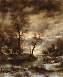 Winter in Holland, 1872 | Obraz na stenu