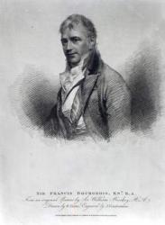 Sir Francis Bourgeois, after a drawing by W. Evans, engraved by J. Vendramini, 1811 (engraving) (b/w photo) | Obraz na stenu