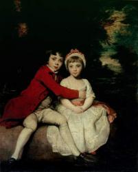 John Parker and his sister Theresa, 1779 (oil on canvas) | Obraz na stenu