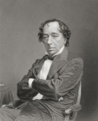 Benjamin Disraeli, 1st Earl of Beaconsfield, 1883 (engraving) | Obraz na stenu