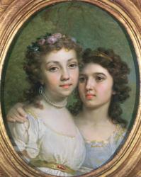 Lizanka and Dashenka, 1784 | Obraz na stenu