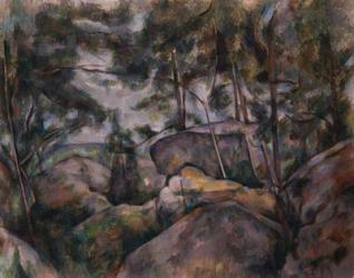 Rocks in the Forest, 1890s (oil on canvas) | Obraz na stenu