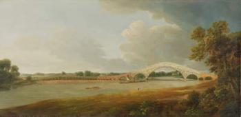 Old Walton Bridge, 1785 (oil on canvas) | Obraz na stenu