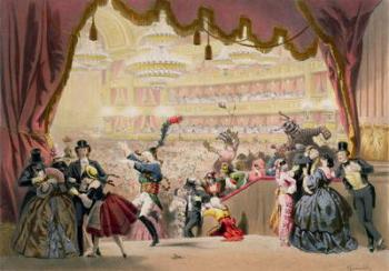 Ball at the Opera (colour litho) | Obraz na stenu