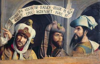 Three Prophets, Provence School (oil on panel) | Obraz na stenu