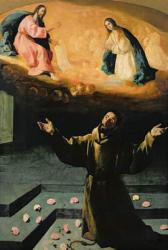 St. Francis of Assisi, or The Miracle of the Roses, 1630 (oil on canvas) | Obraz na stenu