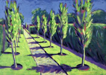 Avenue (acrylic on card) | Obraz na stenu