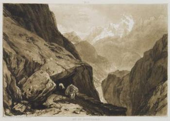 Mt. St. Gothard (etching) | Obraz na stenu