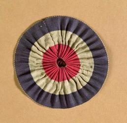 Tricolore rosette (textile) | Obraz na stenu