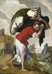 The Healing of the Paralytic, 1560-90 (oil on wood panel) | Obraz na stenu
