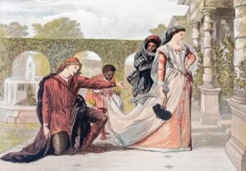'Come away, come away, death', 1890 (colour litho) | Obraz na stenu
