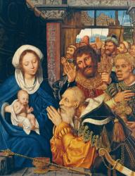 The Adoration of the Magi, 1526 (oil on wood) | Obraz na stenu