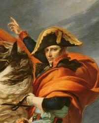 Napoleon Crossing the Alps on 20th May 1800, 1803 (oil on canvas) (detail of 101627) | Obraz na stenu