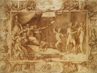 Apollo being led astray, c.1572 (pen and ink with wash on tracing paper over pencil) | Obraz na stenu