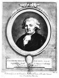Portrait of Jean-Anthelme Brillat-Savarin (1755-1826) engraved by Lambert, May 1789 (engraving) | Obraz na stenu