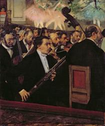 The Opera Orchestra, c.1870 (oil on canvas) | Obraz na stenu