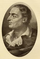 Denis Diderot (1713-84) (engraving) | Obraz na stenu
