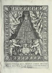 Our Lady of Guadalupe (engraving) | Obraz na stenu